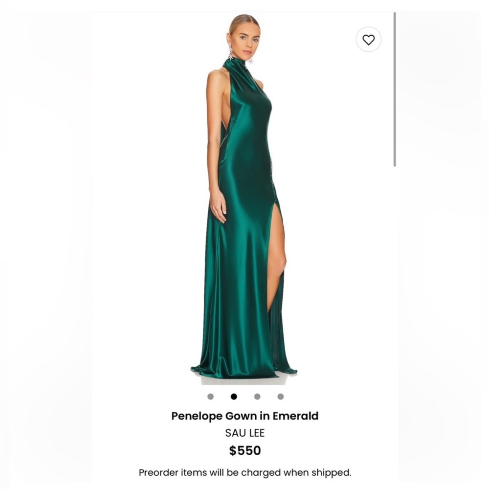 SAU LEE Emerald Maxi Dress